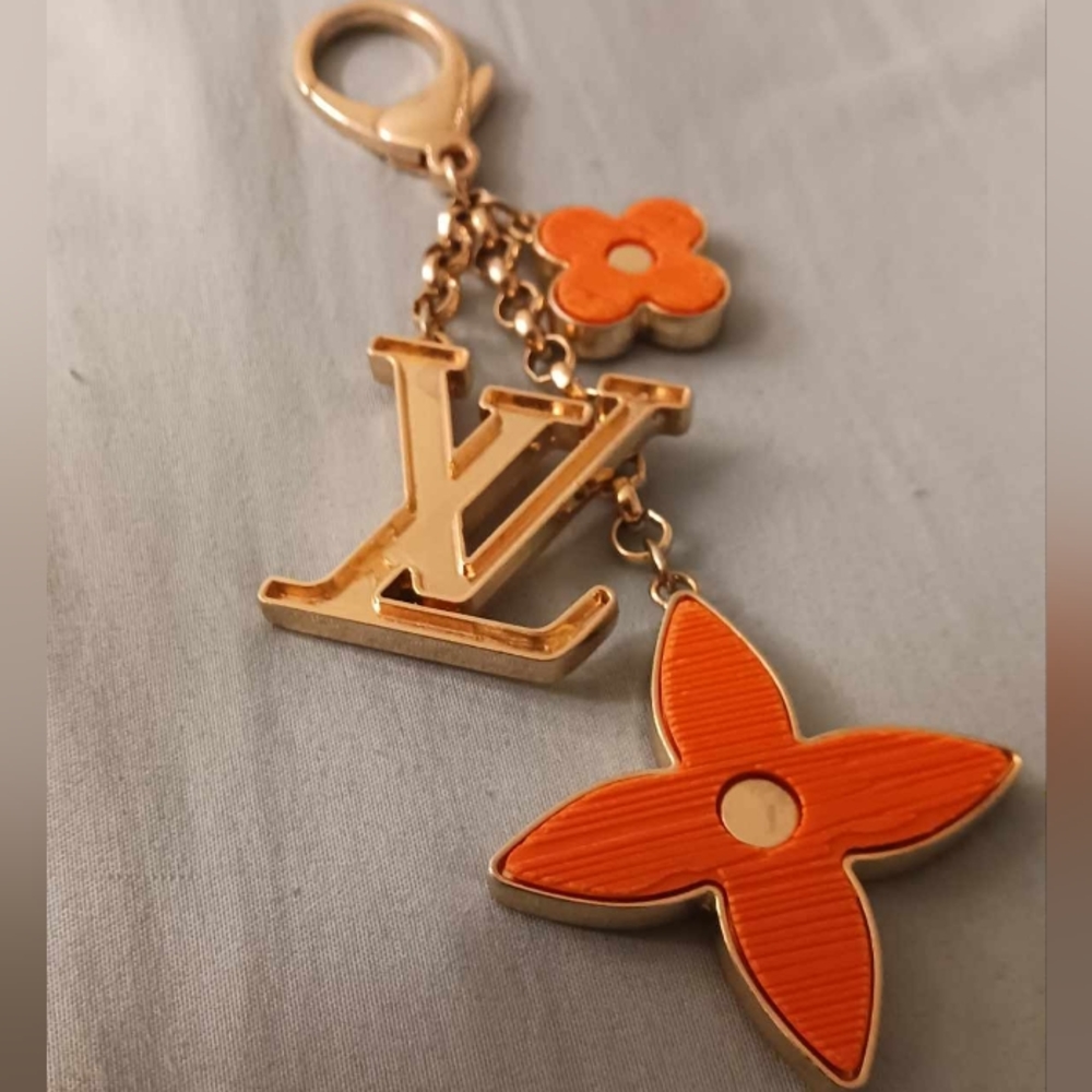Authentic Loved Monogram Keychain